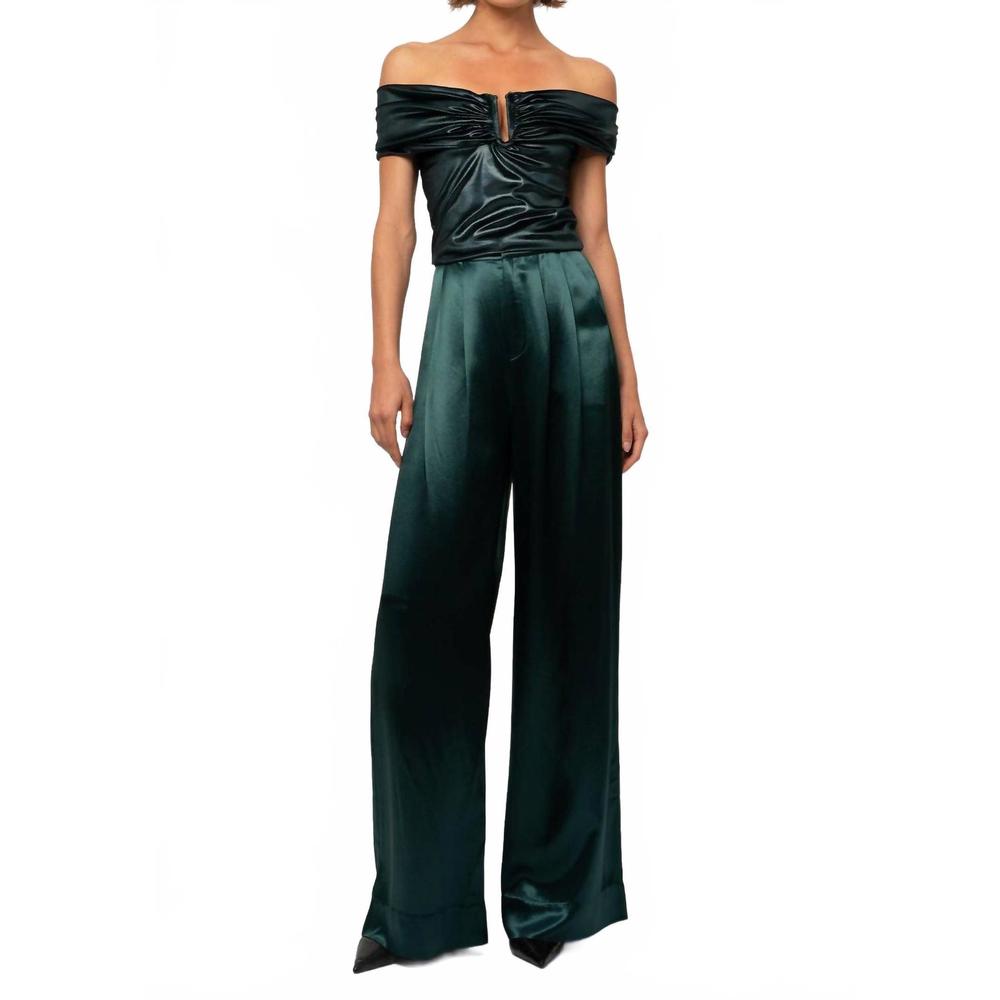 NEW NONCHALANT LABEL paris pants in emerald